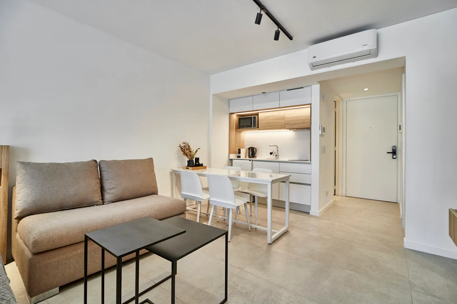 Departamento de Stay In Soho con cocina integrada y living